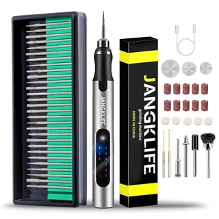 Jangklife Mini สว่านไร้สายเครื่องมือไฟฟ้า 3.6V เจาะเครื่องบดบดชุดอุปกรณ์เสริมไร้สายแกะสลักปากกาสําหรับเครื่องประดับแก้วไม้