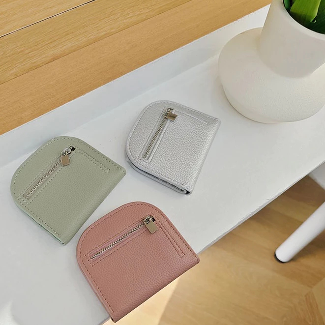 กระเป๋าสตางค์ผู้หญิงหนังวัวแท้  wallet กระเป๋าสตางค์พกพา สีโทนสุภาพ ใส่บัตร,ธนบัตร ราคา ถูกที่สุด ดีลบีเคเค แกลเลอรีภาพที่ 7