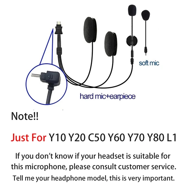 ใหม่ Type-C USB หูฟังไมโครโฟนลําโพง Soft & Hard Wire ไมโครโฟนลําโพงสําหรับ Y10 Y20 C50 Y60 Y70 Y80 L1