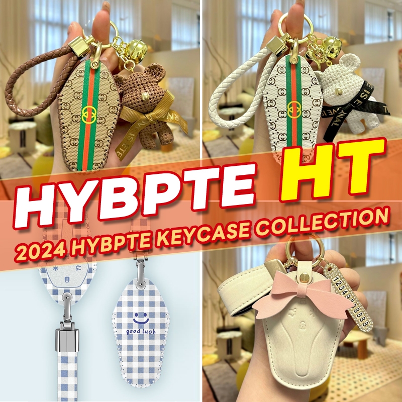 2024 HYPTEC HT ev TPU ยางนุ่มกรณีที่สําคัญป้องกันกรณี Key จี้ตกแต่งสดน่ารักสาวกรณีกุญแจ