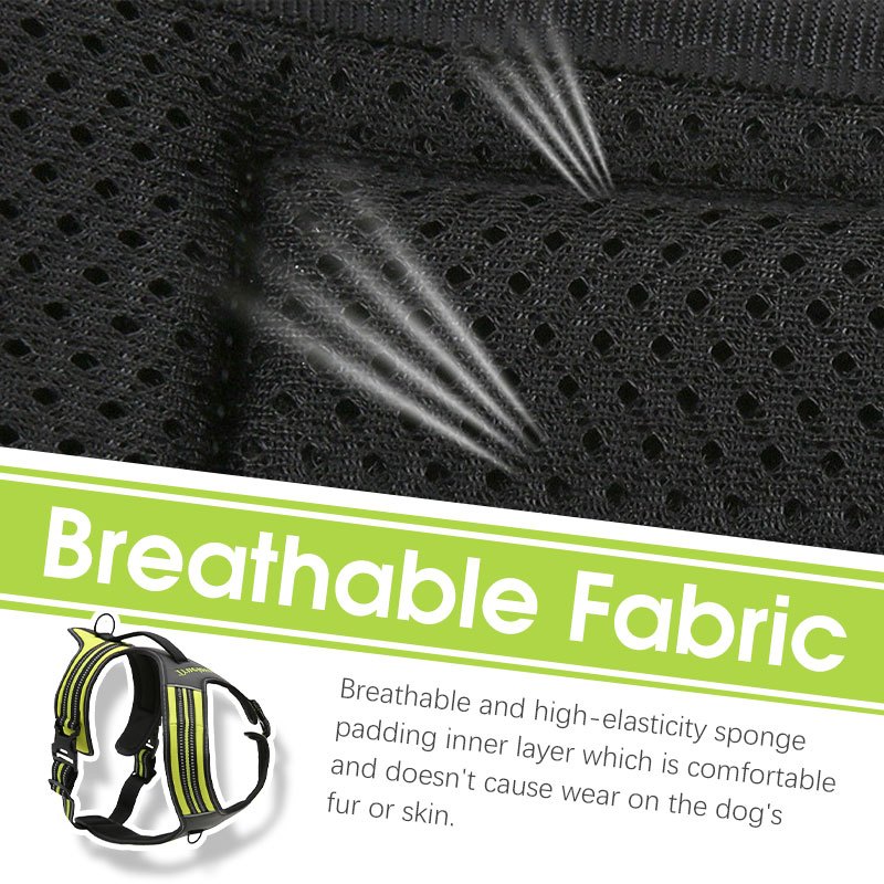 TRUELOVE กีฬาไนลอนสะท้อนแสงไม่มีดึงสายรัดสุนัขผจญภัยกลางแจ้งเสื้อกั๊กสัตว์เลี้ยง - รูปที่ 5