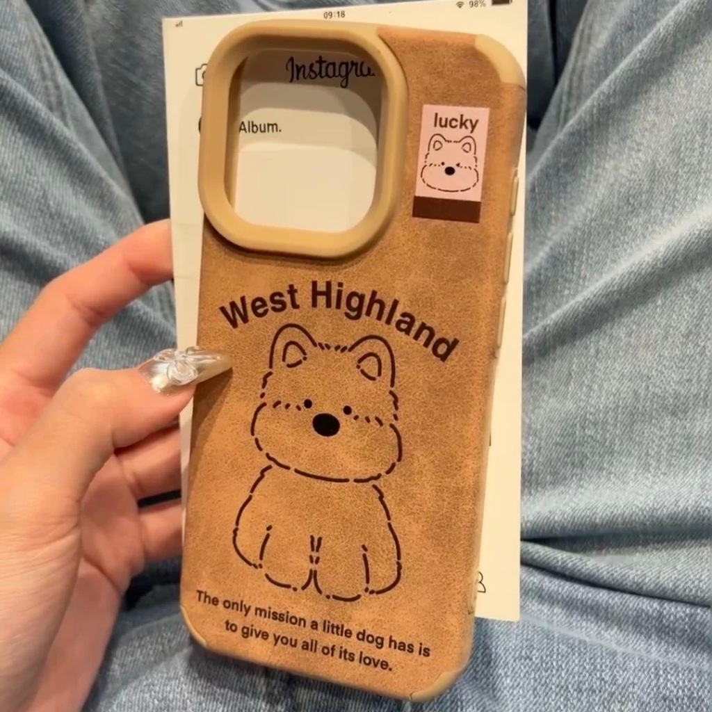【cartoon soft case/Cute dog】เคส compatible for iphone 11 12 13 14 15 16 pro max case