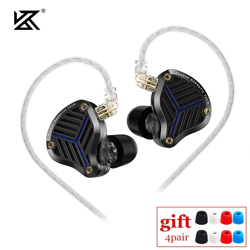 Kz PRX In Ear หูฟังแบบมีสาย Planar Driver หูฟังเพลง HiFi Bass Monitor หูฟังกีฬาชุดหูฟัง