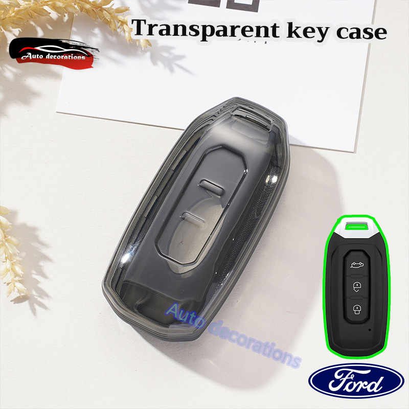 Ford Territory 2022-2025 เคสกุญแจรถสไตล์โปร่งใสเปลือกกุญแจ Ford Territory 2022-2025 ปลอกกุญแจ Ford พ