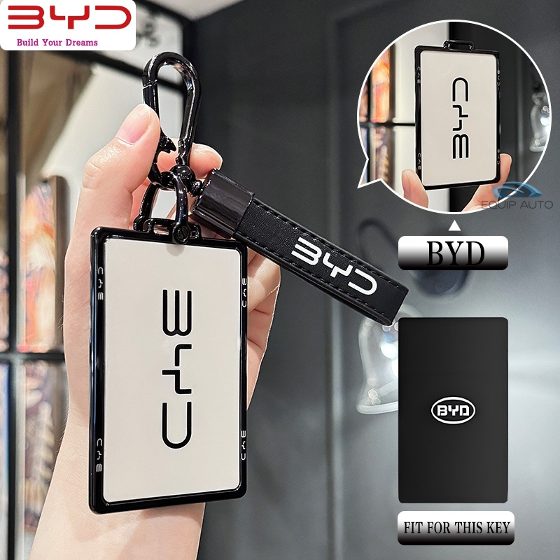 ออกแบบใหม่ BYD NFC ฝาครอบกุญแจรถพวงกุญแจสําหรับ BYD ATTO 3/Dolphin/Seal/M6/shark BYD Auto EV กรณีกุญแจรีโมท