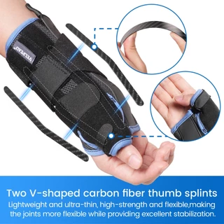 VELPEAU สายรัดข้อมือ Thumb Spica Splint Support สําหรับ Tenosynovitis ของ De Quervain, Carpal Tunnel Syndrorm, โคลงสําหรับโรคข้ออักเสบ, แพลง, กีฬาการบาดเจ็บบรรเทาอาการปวด