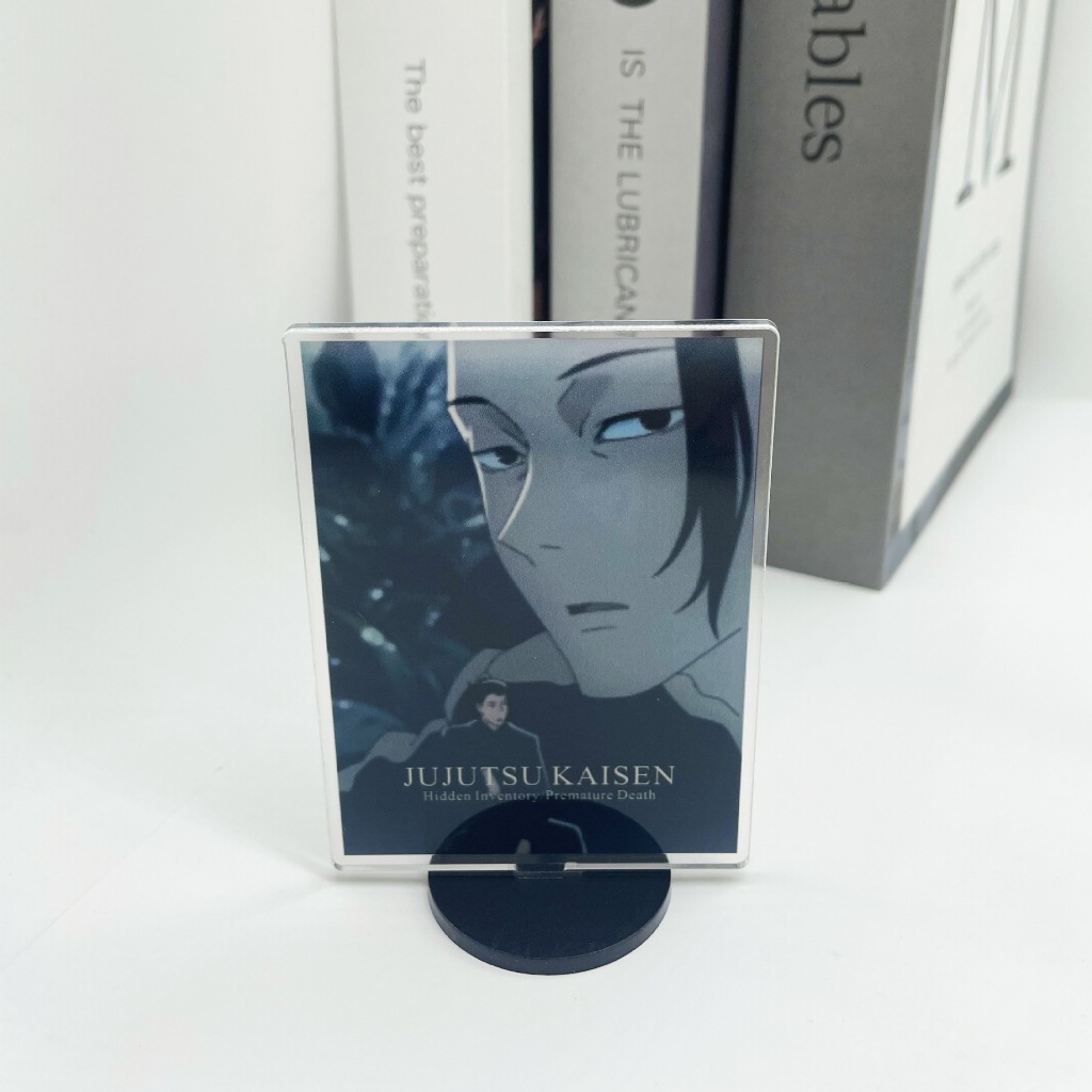 Jujutsu Kaisen Gojo Satoru ยืนแผ่นเครื่องประดับอะคริลิคเดสก์ท็อปตกแต่งเครื่องประดับ - รูปที่ 6