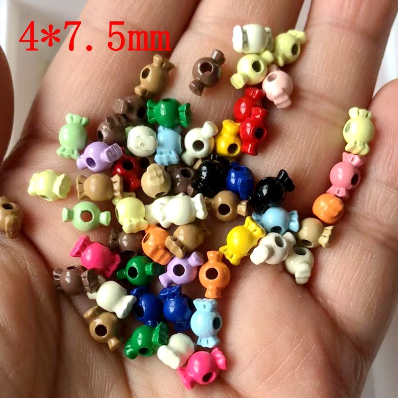 50 ชิ้น DIY ลูกปัดโลหะผสมลูกปัดลูกปัดจิต DIY อุปกรณ์เสริม