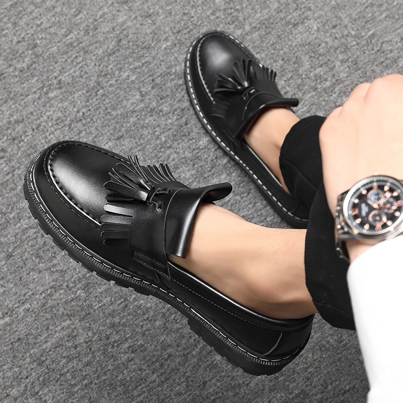 คุณภาพสูง สไตล์ใหม่ คัชชู รองเท้า loafer ผู้ชาย แฟชั่น รองเท้าหนัง # XP187