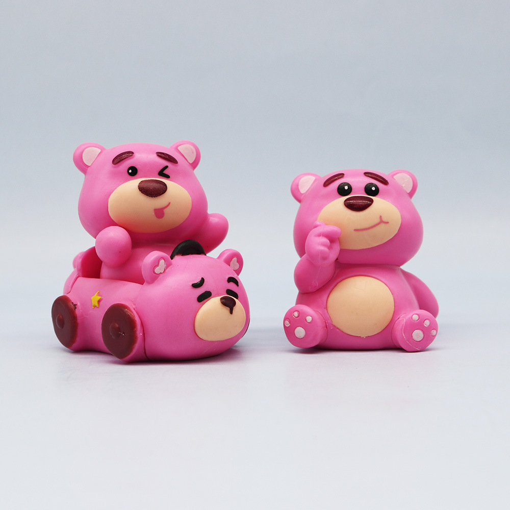 6 ชิ้น/เซ็ตการ์ตูนToy Story 3 อะนิเมะรูปKawaiiLotsoสตรอเบอร์รี่หมีไดรฟ์รถเค้กQรุ่นPVC Action Figuresตุ๊กตาของเล่น ราคา ถูกที่สุด ดีลบีเคเค แกลเลอรีภาพที่ 5