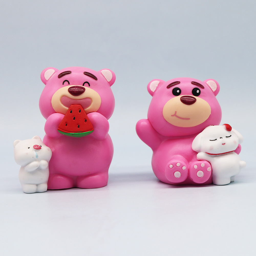 6 ชิ้น/เซ็ตการ์ตูนToy Story 3 อะนิเมะรูปKawaiiLotsoสตรอเบอร์รี่หมีไดรฟ์รถเค้กQรุ่นPVC Action Figuresตุ๊กตาของเล่น ราคา ถูกที่สุด ดีลบีเคเค แกลเลอรีภาพที่ 6