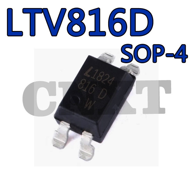 10pcs LTV816D 816D LTV-816S-TA1-D SOP-4 DIP-4 ทรานซิสเตอร์เอาต์พุต Photocoupler ชิป