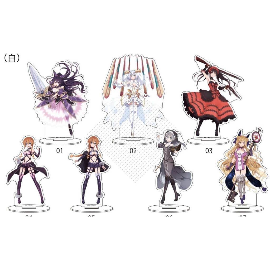 อะนิเมะวันที่ A Live IV อะคริลิคของเล่น Origami Tobiichi Yoshino Himekawa Yamai ตุ๊กตา Action Figure