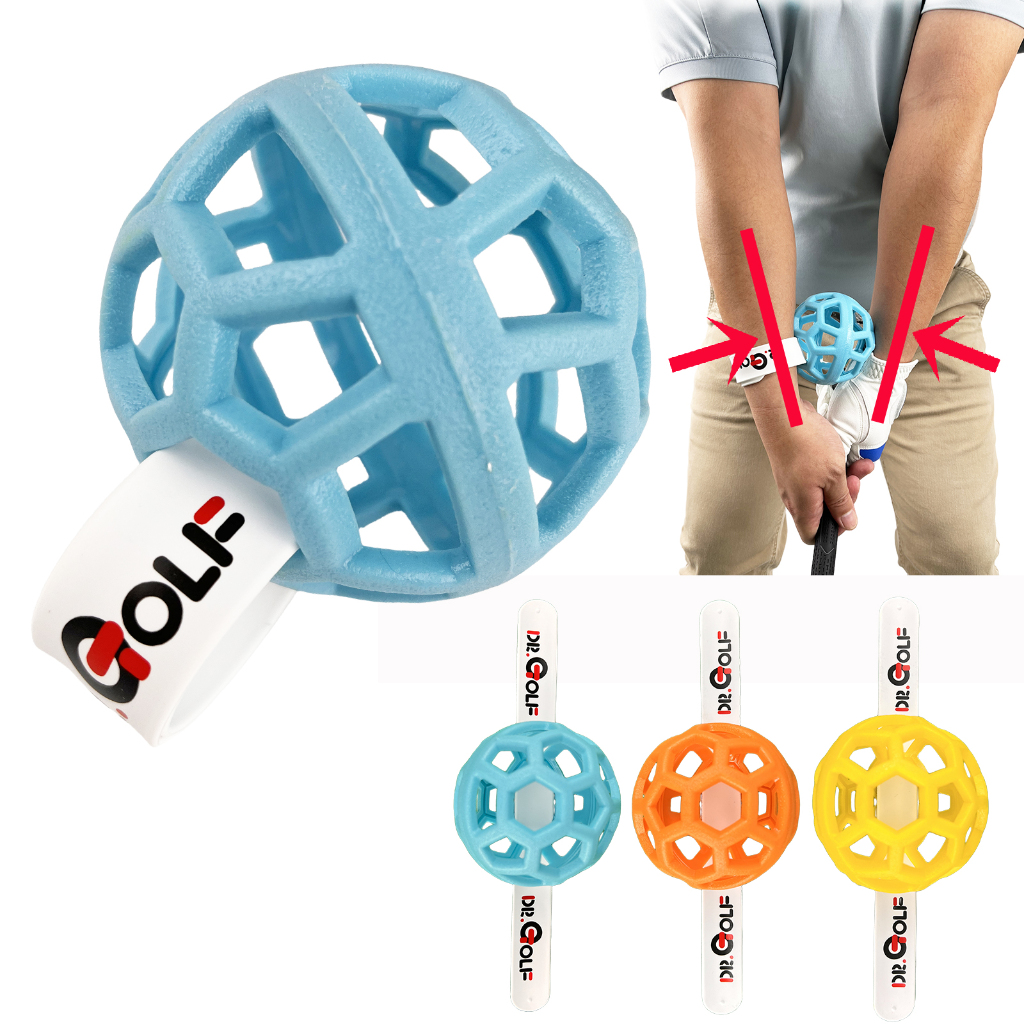 Dr.golf Golf Swing Trainer Ball Swing WristBand Golf Posture Corrector Golf Training Aid Golf Practice ช่วยพัฒนา Swing เชื่อมต่อ
