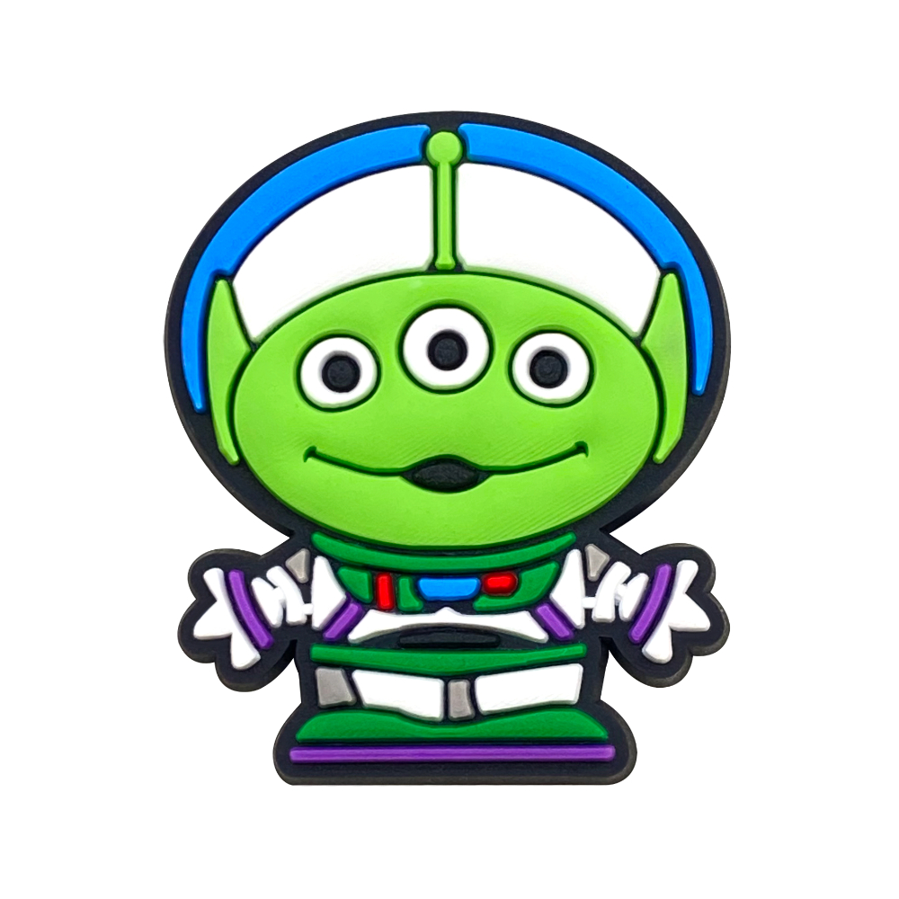 Bass Lightyear Theme Series รองเท้า Charms ตกแต่งอุปกรณ์เสริม PVC พร้อมปุ่ม ราคา ถูกที่สุด ดีลบีเคเค แกลเลอรีภาพที่ 6