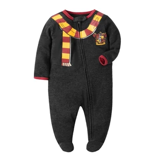 ทารกแรกเกิดเสื้อผ้าเด็กทารกการ์ตูนผ้าฝ้าย Footie Romper แขนยาวซิป Jumpsuit มาชุดแฟชั่น