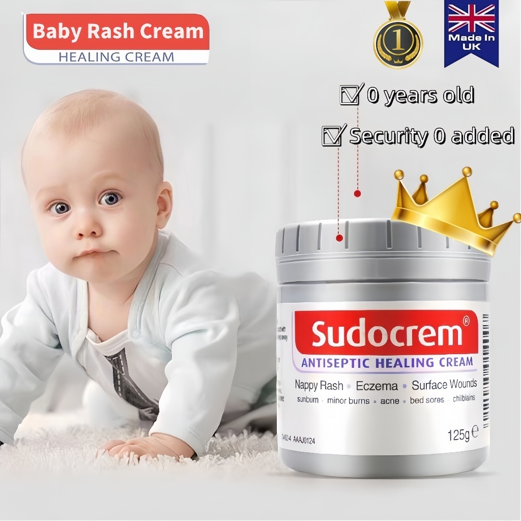 Sudocrem Antiseptic Baby Skin Healing Cream 125g Nappy Rash Cream พื้นผิวแผล SkSudocrem Antiseptic B