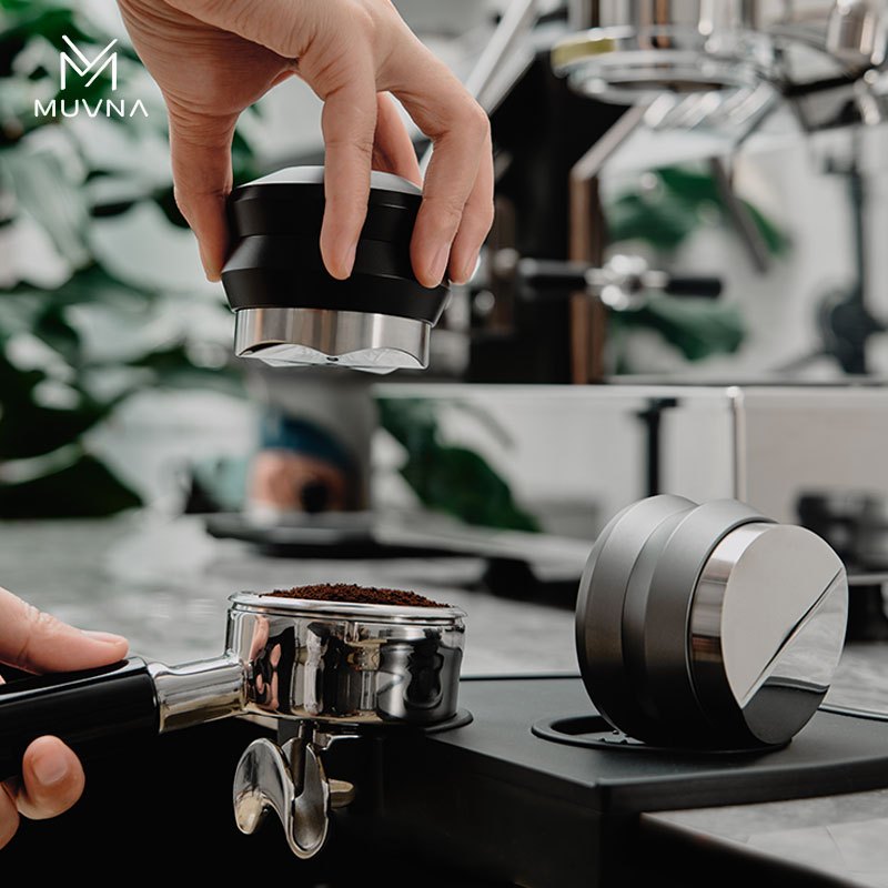 Muvna Gravity Leveler หนา WDT เครื่องมือจําหน่ายกาแฟกระจาย - 51/53/58 มม.