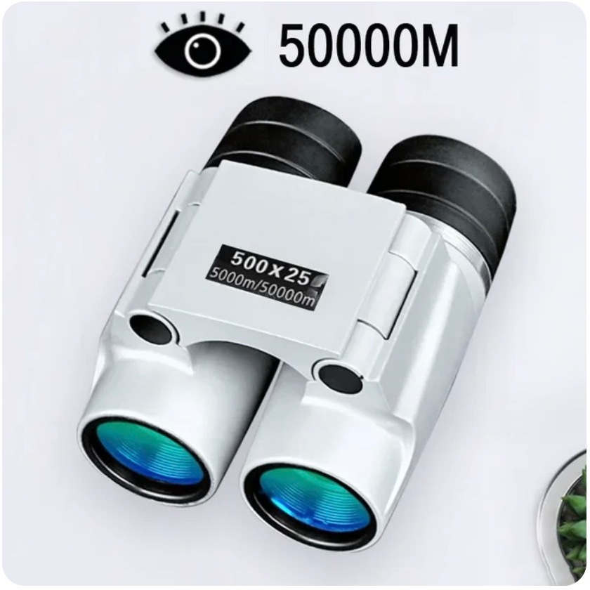 50000มกล้องโทรทรรศน์ออโต้โฟกัส500x25กล้องส่องทางไกลที่มีประสิทธิภาพระยะยาวมืออาชีพมินิแบบพกพา ความละเอียดสูง กันน้ําตาข้างเดียว