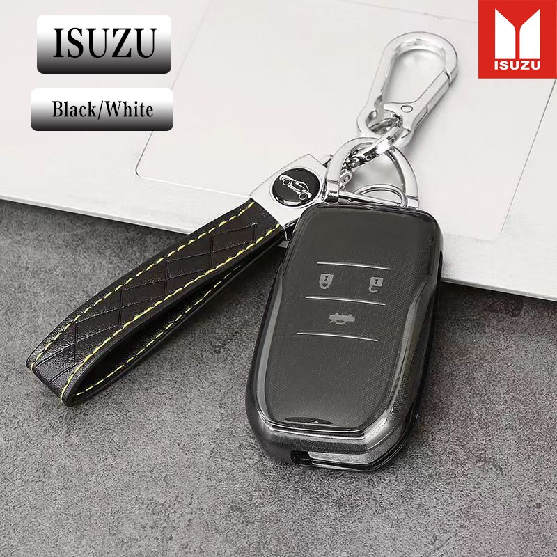 ที่หุ้มกุญแจรถ Isuzu เข้ากันได้กับพวงกุญแจเคสกุญแจแบบพับได้ Isuzu D-max/x-series/Mu-7/Mu-x