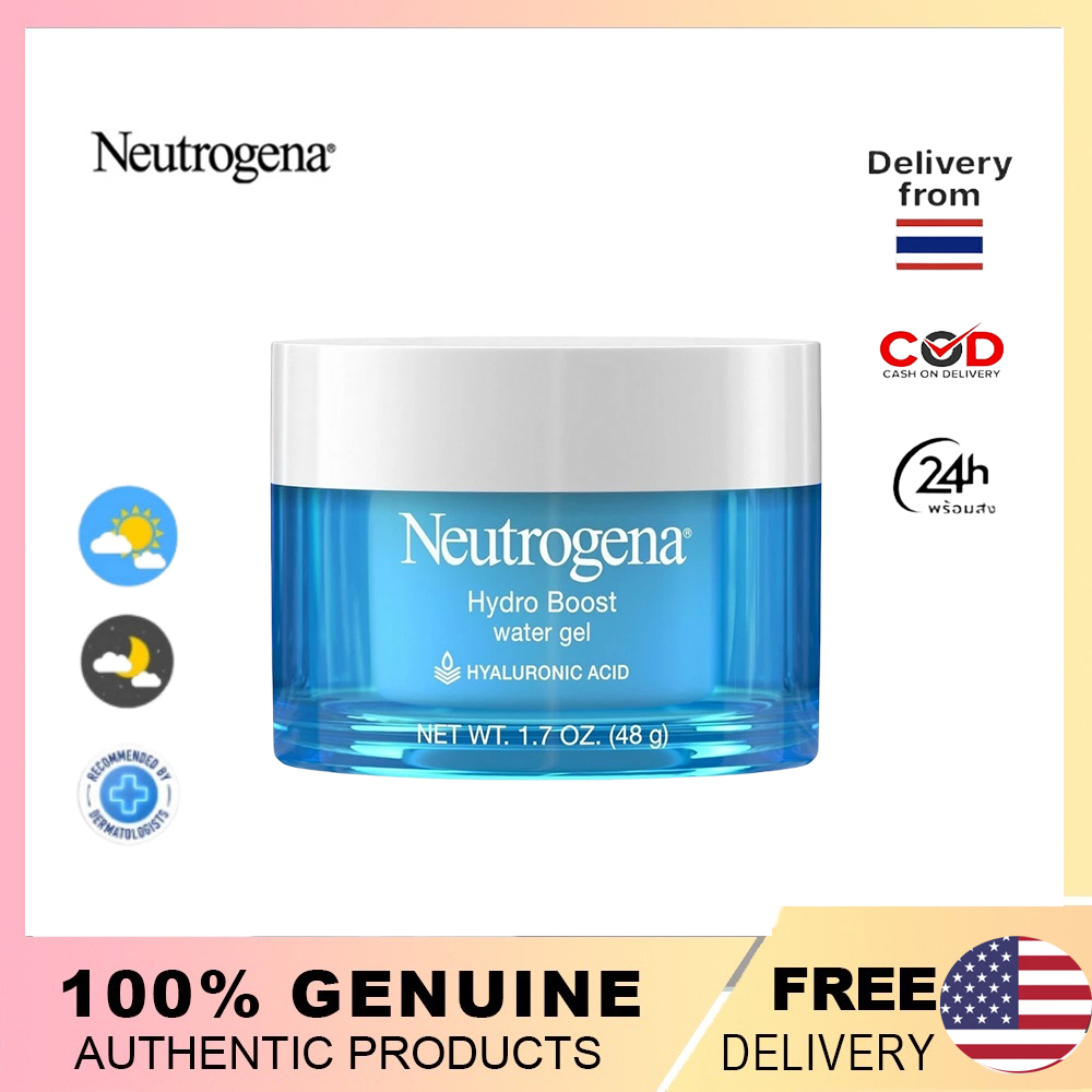 Neutrogena Hydro Boost Water Gel with Hyaluronic Acid for dry skin 48g มอยเจอร์ไรเซอร์สําหรับผิวแห้ง
