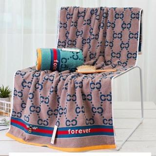 ผ้าเช็ดตัวคอตตอน เหมาะสำหรับใช้ในบ้าน ผ้าขนหนูผืนใหญ่ นุ่ม ห…