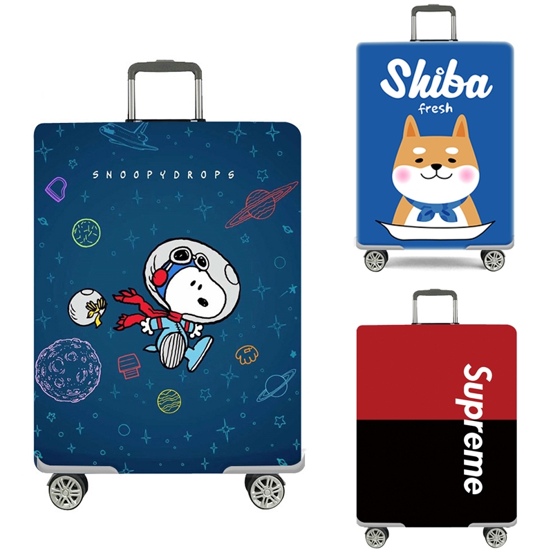 【ของขวัญฟรี】ผ้าคลุมกระเป๋าเดินทางกระเป๋าเดินทางฝาครอบป้องกัน 20 24 28 30 นิ้วสากล ผ้าคลุมกระเป๋าเดินทาง กันฝุ่น กันรอย
