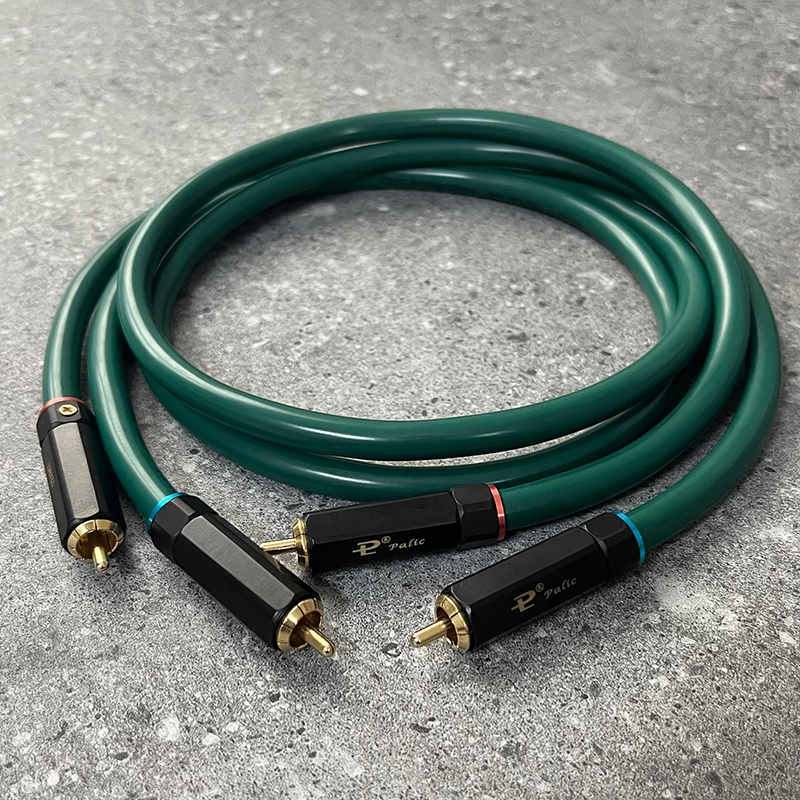 Furutech FA-220 Fever OCC คริสตัลเดี่ยวทองแดงสายสัญญาณเสียงไฮไฟ rca สายบัวคู่