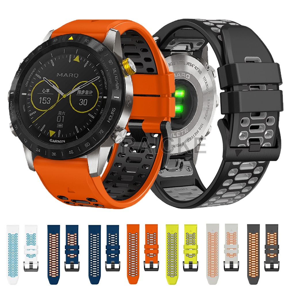 สายรัดซิลิโคนแบบปลดเร็ว 26 มม. 22 มม. สําหรับ Garmin Fenix 8 51mm 47mm /7X pro / 6 / 5X Plus / Fenix3 hr / Forerunner 935 945 955 965