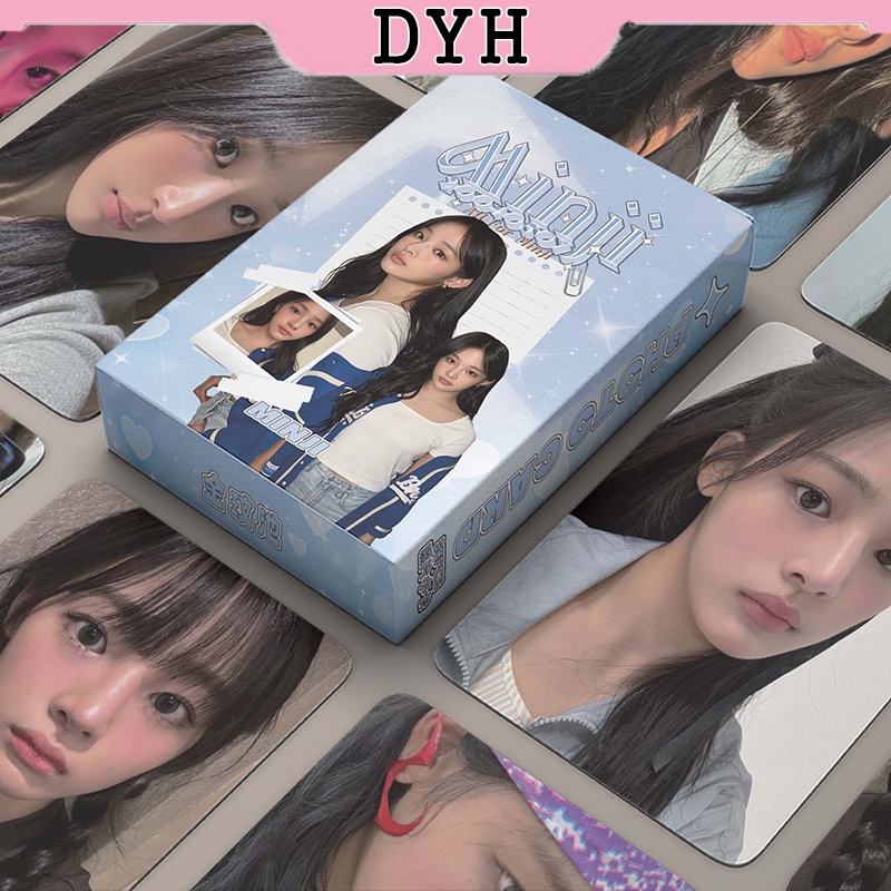 Dyh 50 ชิ ้ น/box NewJeans Minji Laser Card Photocards LOMO Card อัลบั ้ ม KPOP