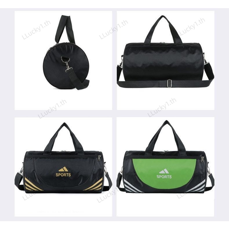 กระเป๋าเดินทาง Sports กันน้ำ เรียบง่าย แฟชั่น ความจุขนาดใหญ่ กระเป๋ากีฬา Unisex travel bag