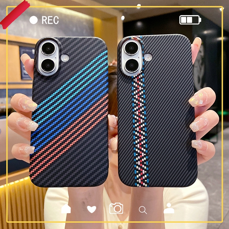 Kevlar เคสโทรศัพท์สําหรับ iPhone16ProMax กรณีใช้งานร่วมกับ IP15Pro ลาย Hard เคสโทรศัพท์ plus เหมาะสําหรับ iPhone11 เคสโทรศัพท์ 12Promax 13Promax 14Promax 12 13 14 15 16