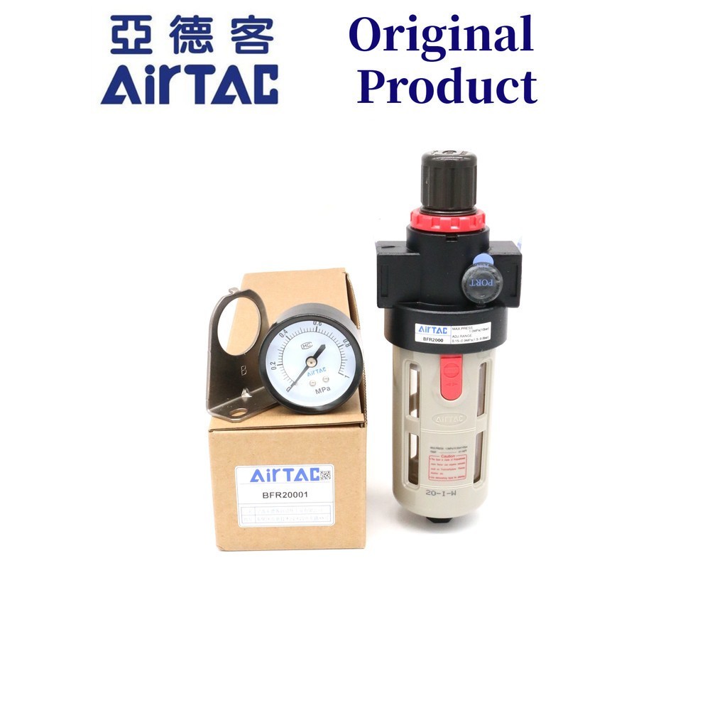 AIRTAC  วาล์วควบคุมอากาศ BFR4000  BFR3000  วาล์วควบคุมความดันลด BFR2000