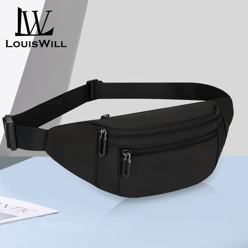 Louiswill Multi-Functional Fitness Bag กระเป๋าคาดเอวกันน้ําทนต่อการสึกหรอสําหรับผู้หญิงUnisex Miniกระเป๋าเข็มขัดพร้อมสายรัดปรับได้สําหรับออกกําลังกายวิ่ง