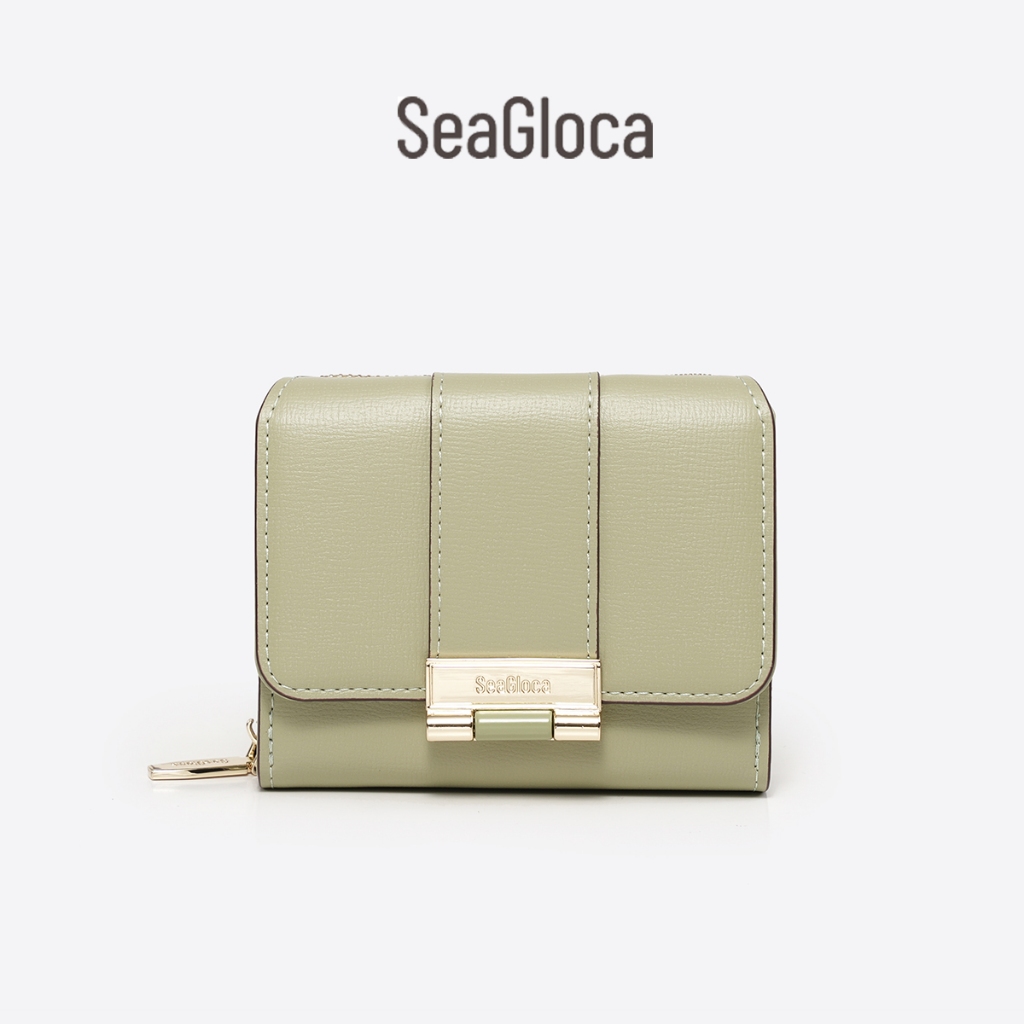 Seagloca ใหม่ กระเป๋าสตางค์ ใส่เหรียญได้ อเนกประสงค์ เรียบง่าย แฟชั่นสําหรับผู้หญิง No 1635