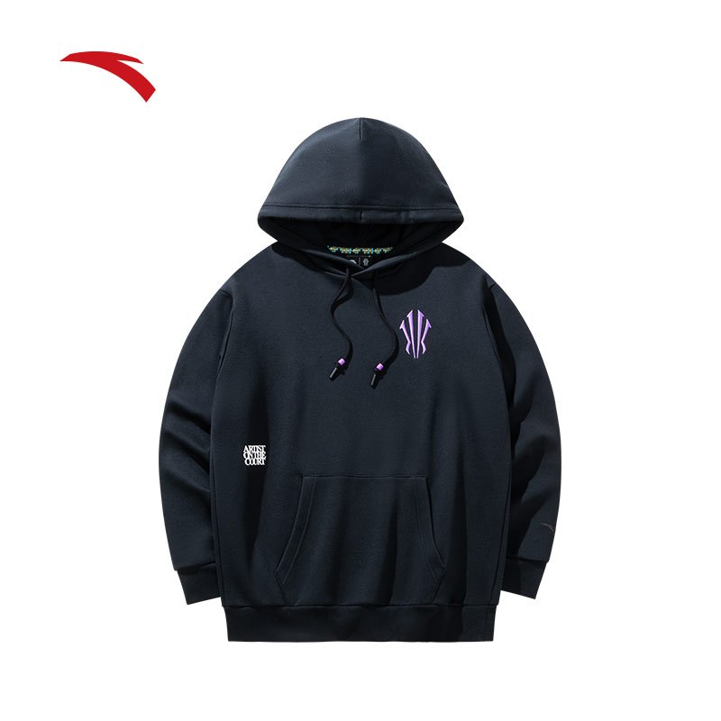 ANTA UniseKyrie Irving เสื้อสเวตเตอร์มีฮู้ด Street Training เสื้อบาสเก็ตบอล 172441703 - รูปที่ 4