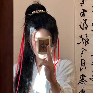 คาดผมปีใหม่เครื่องประดับผมมงกุฎคลิปผมหางม้าวินเทจ Hanfu เครื…