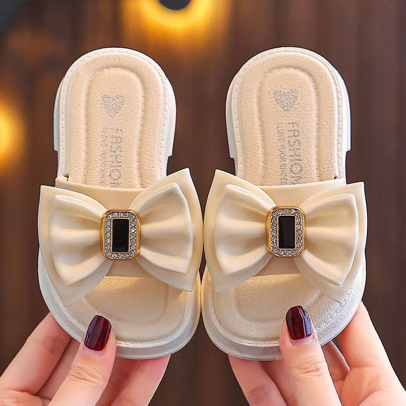 [คลังสินค้าพร้อม] รองเท้าแตะเด็กผู้หญิง Melade Bath Anti-slip Baby Children Sandals Black Dirt-resistant Children Slippers Girls Sandals