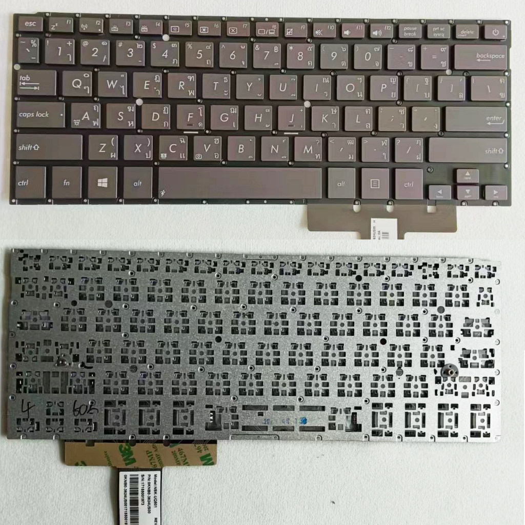 แป้นพิมพ์ใหม่สําหรับ Asus Zenbook UX31 UX31A UX31e UX31LA TI ไทย
