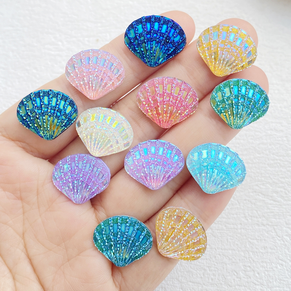 30ชิ้นที่สง่างามสีดํากระพริบเปลือก พลอยเทียม-เกี่ยวกับ สีเรซิ่นด้านล่างแบน,เหมาะสําหรับประกายตกแต่งงานแต่งงาน,สมุดและงานวันหยุด,ทําเองเครื่องประดับทําอุป