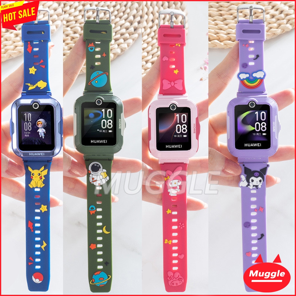 🔥สาย HUAWEI WATCH KIDS 4 Pro สายนาฬิกาซิลิโคน สาย HUAWEI Watch KID 4 Pro สายนาฬิกาข้อมือซิลิโคน  สาย