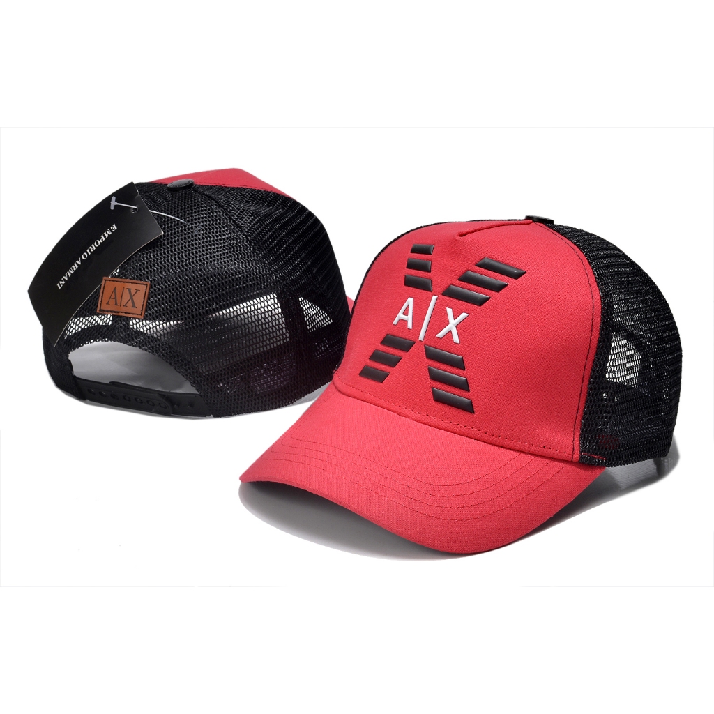 PEJn Armani Exchange AX Armani โลโก้ผู้ชายหมวกเบสบอลปัก