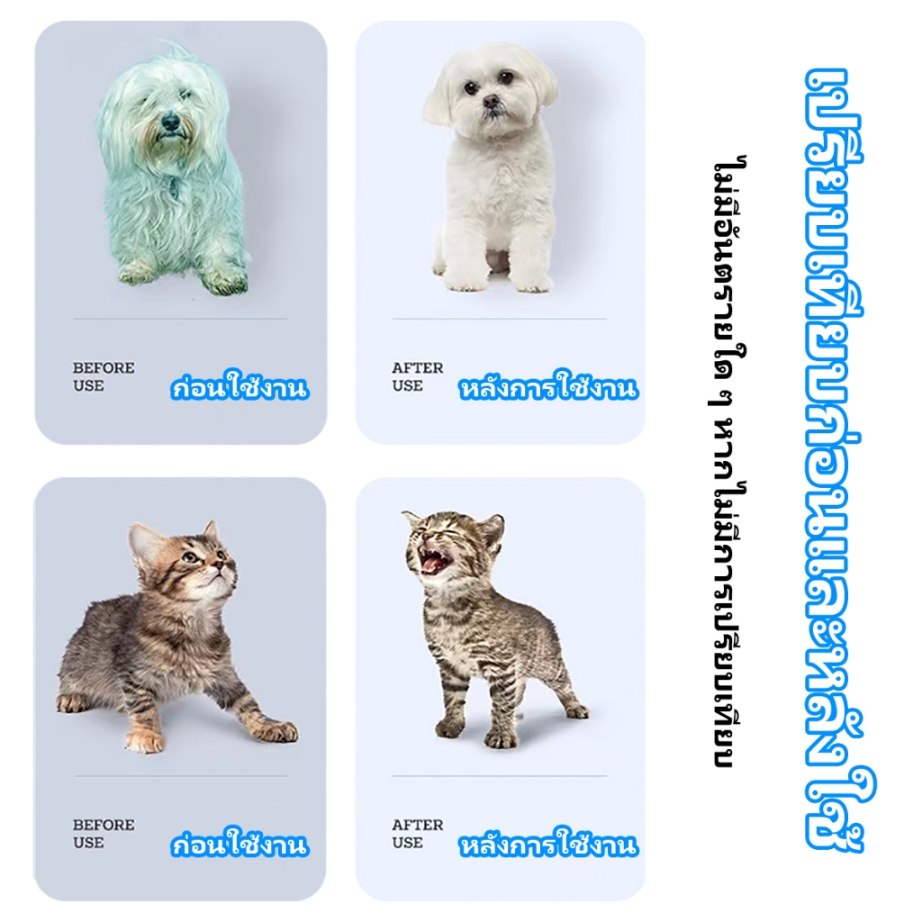 Xstore แชมพูสัตว์เลี้ยง เจลอาบน้ำสัตว์เลี้ยง บรรเทาอาการคันและป้องกันผมร่วงในสัตว์เลี้ยง - รูปที่ 5