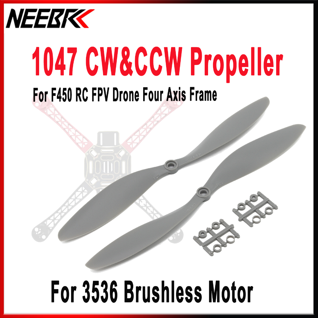 Neebrc 1047 ใบพัด 10x4.7 เสียงต่ํา CW CCW ใบมีดสําหรับอุปกรณ์เสริมโดรน DIY F450 RC FPV Racing Drone 