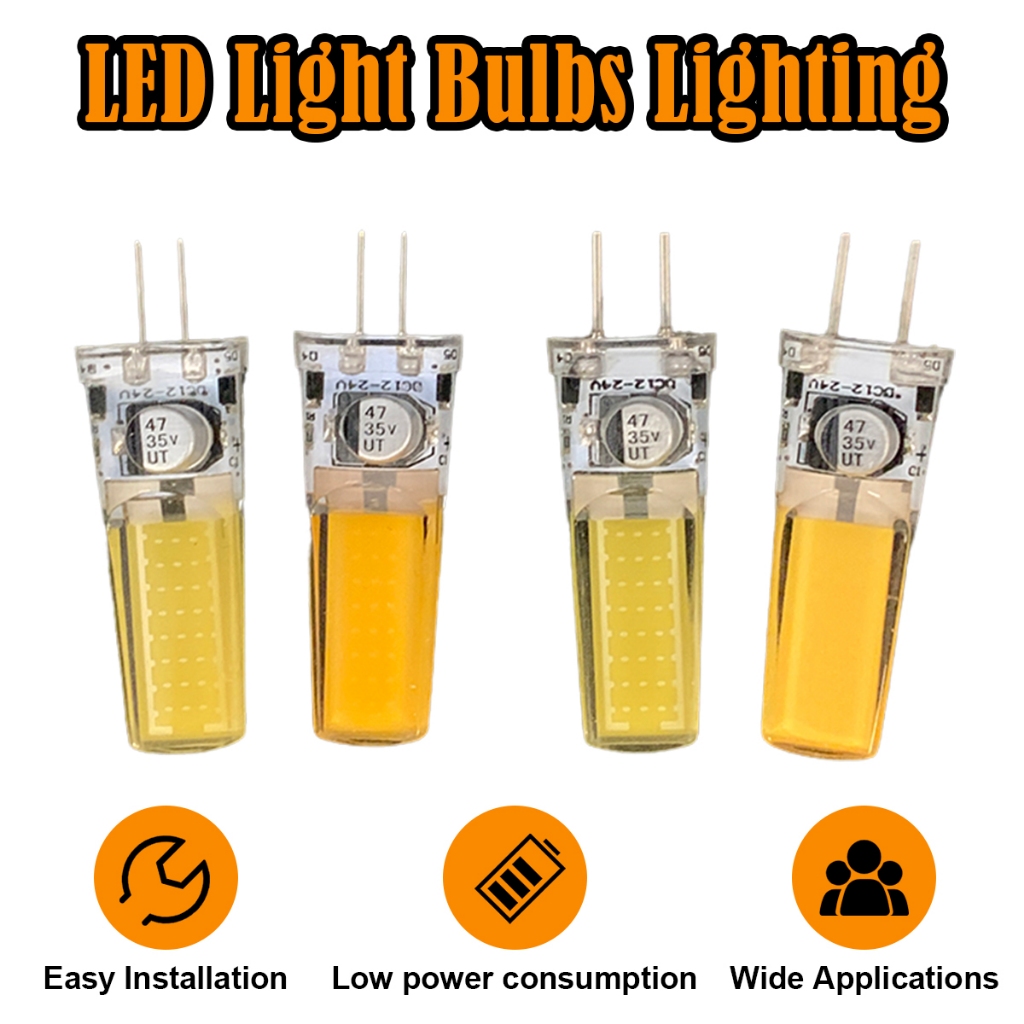 G4 GY6.35 Led โคมไฟซิลิโคน 5W COB ชิปห้องหลอดไฟเย็นโคมไฟ Night Living หลอดฮาโลเจน Homekit Neutral AC