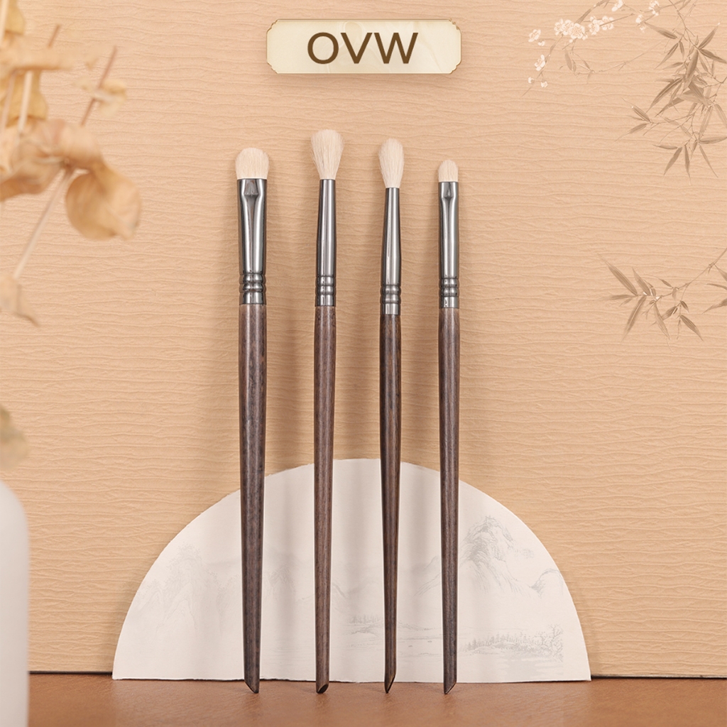 OVW Set 4   แปรงแต่งหน้าขนแพะสีขาว N56N64Wn66N83