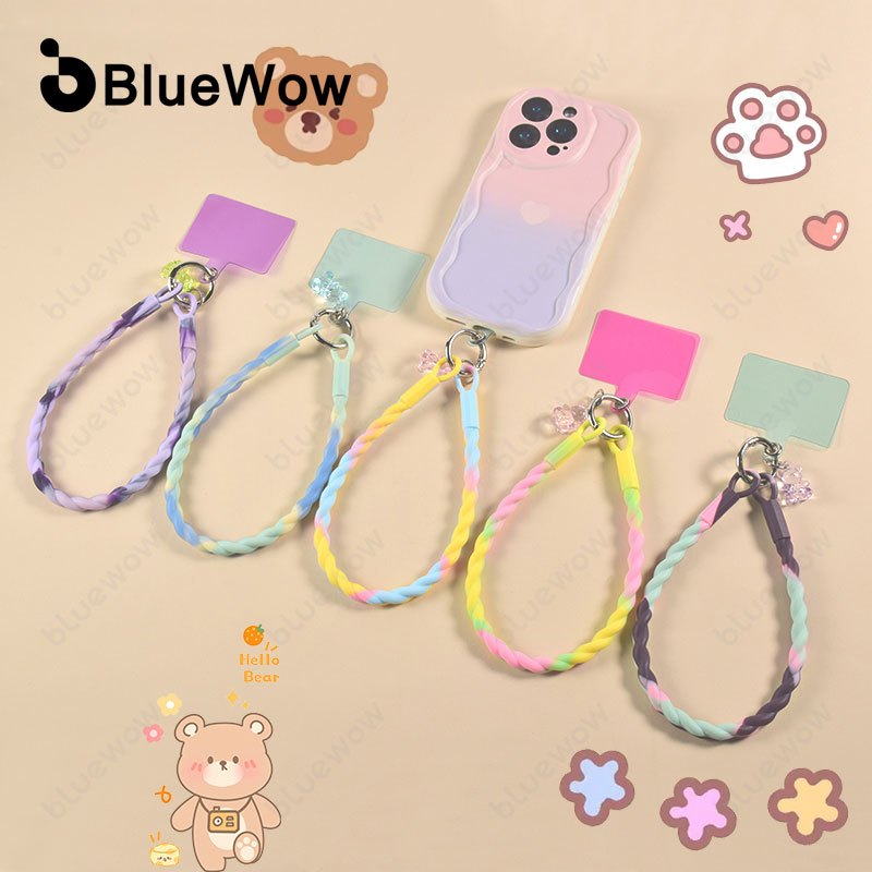Bluewow น่ารักโทรศัพท์สายรัด Lanyard น่ารักกีฬา Lanyards แฟชั่นโทรศัพท์มือถือเชือกจี้สําหรับโทรศัพท์สายรัดซิลิโคน