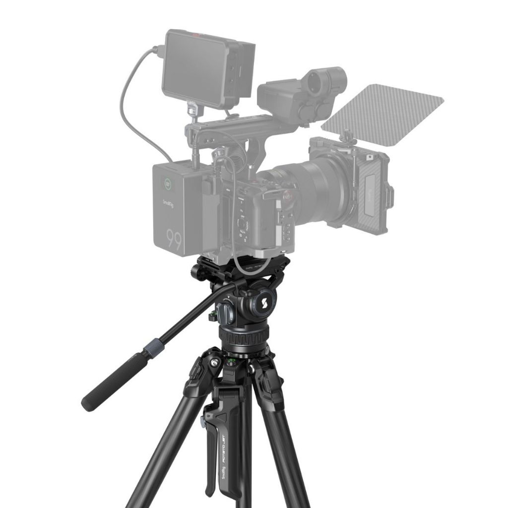 Smallrig X Potato Jet Tribex ชุดขาตั้งกล้องคาร์บอนไฟเบอร์ไฮดรอลิกหัวขาตั้งกล้องมืออาชีพ 4259