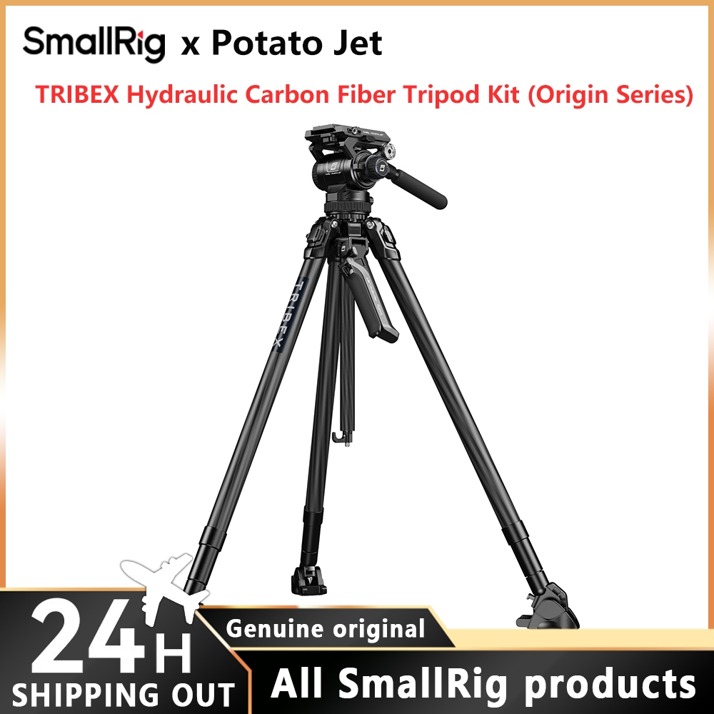 Smallrig X Potato Jet Tribex ชุดขาตั้งกล้องคาร์บอนไฟเบอร์ไฮดรอลิกหัวขาตั้งกล้องมืออาชีพ 4259