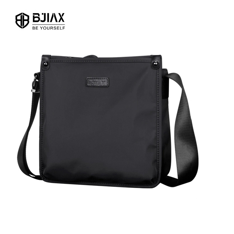 BJIAX กระเป๋าสะพายข้างผู้ชายกันน้ําแบบใช้ทุกวัน